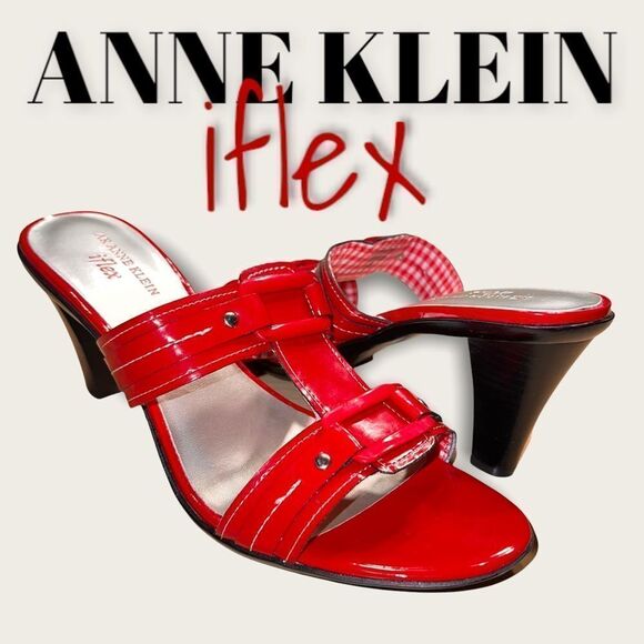 NWOT AK Anne Klein iflex Red Heels sz 10 - Picture 2 of 7